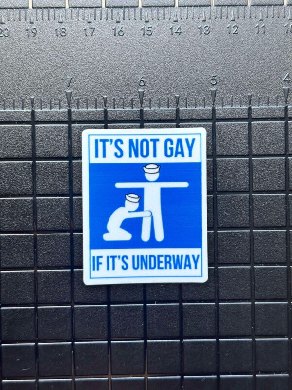 It's Not Gay Sticker - Image 3